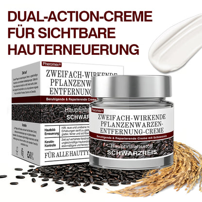 💖💖✅Pheromex® Zweifach-Wirkende Pflanzenwarzenentfernung-Creme(👨‍⚕️Hautwarzen, Akne, Hyperpigmentierung, Ekzem, Psoriasis, Rosazea, Warzen)