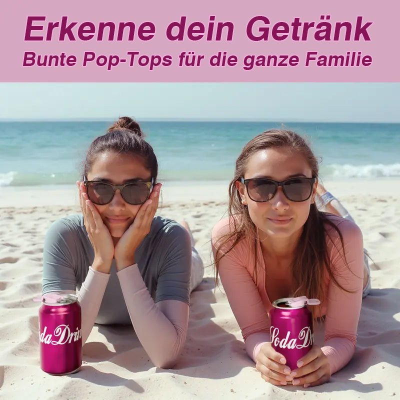✅GFOUK® 6er-Pack Getränkedosen-Schutzkappen 2.0 – Neu & verbessert, bunte Abdeckungen mit Easy-Tab-Öffnung für Cola, Bier und Softdrinks, Schutz vor Insekten, Bienen und Staub für Party, BBQ und Strand