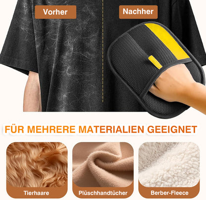 🏆✅In DE ansässig & betrieben: GFOUK® Tierhaarentferner – elektrostatische Handschuhe, beidseitige Bürste zur Entfernung haftender Haare, geeignet für Katzen- und Hundehaare, Fellpflege, Haarentfernung & Reinigung