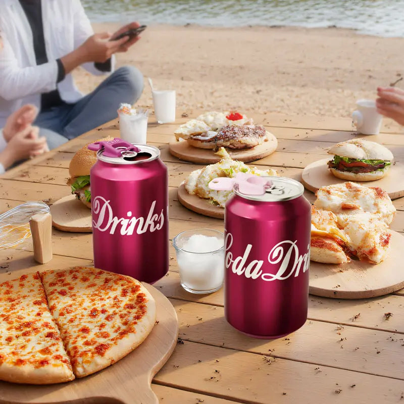 ✅GFOUK® 6er-Pack Getränkedosen-Schutzkappen 2.0 – Neu & verbessert, bunte Abdeckungen mit Easy-Tab-Öffnung für Cola, Bier und Softdrinks, Schutz vor Insekten, Bienen und Staub für Party, BBQ und Strand