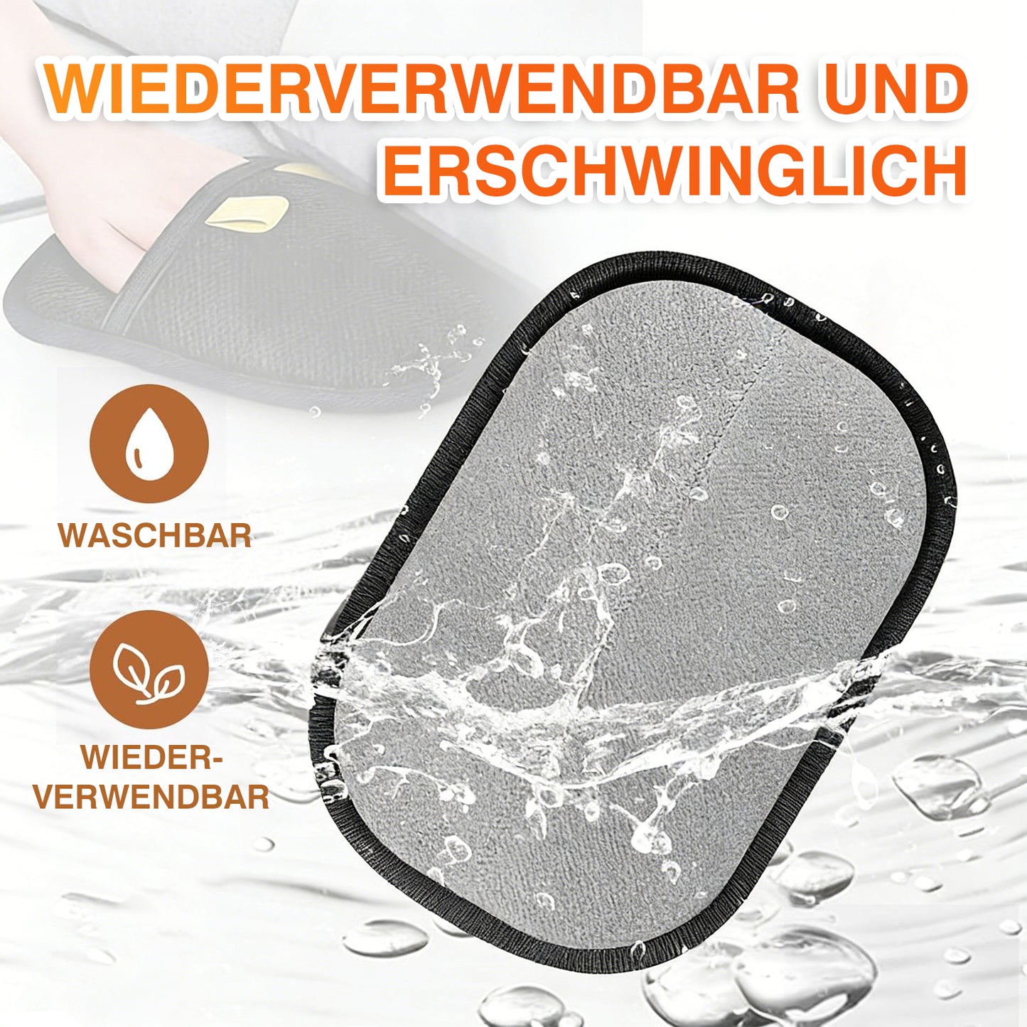 🏆✅In DE ansässig & betrieben: GFOUK® Tierhaarentferner – elektrostatische Handschuhe, beidseitige Bürste zur Entfernung haftender Haare, geeignet für Katzen- und Hundehaare, Fellpflege, Haarentfernung & Reinigung