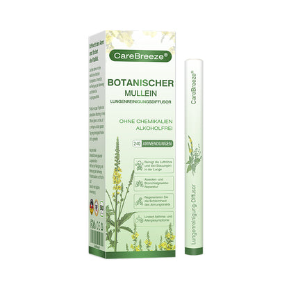 ✅Deutscher Besitz und Betrieb：CareBreeze® Botanischer Mullein Lungenreinigungsdiffusor(💝 LETZTER TAG 70% RABATT 💝)