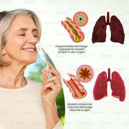💖✅Deutscher Besitz und Betrieb：Zvoevo® Botanischer Mullein Lungenreinigungsdiffusor (💝 Husten, Keuchen, Atemnot, Auswurf, verstopfte Nase, Bronchitis, Allergiesymptome, Lungenschmerzen 💝)