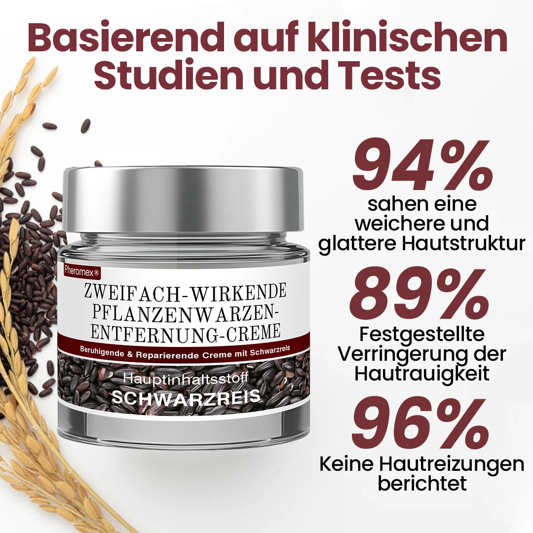 💖💖✅Pheromex® Zweifach-Wirkende Pflanzenwarzenentfernung-Creme(👨‍⚕️Hautwarzen, Akne, Hyperpigmentierung, Ekzem, Psoriasis, Rosazea, Warzen)