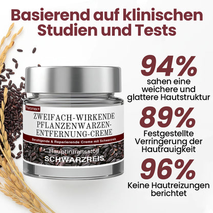 💖💖✅Pheromex® Zweifach-Wirkende Pflanzenwarzenentfernung-Creme(👨‍⚕️Hautwarzen, Akne, Hyperpigmentierung, Ekzem, Psoriasis, Rosazea, Warzen)