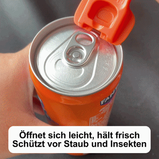 ✅GFOUK® 6er-Pack Getränkedosen-Schutzkappen 2.0 – Neu & verbessert, bunte Abdeckungen mit Easy-Tab-Öffnung für Cola, Bier und Softdrinks, Schutz vor Insekten, Bienen und Staub für Party, BBQ und Strand