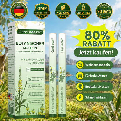 🇩🇪 ✅CareBreeze® Botanischer Mullein Lungenreinigungsdiffusor(🫁 LETZTER TAG 80% RABATT👨‍⚕️)