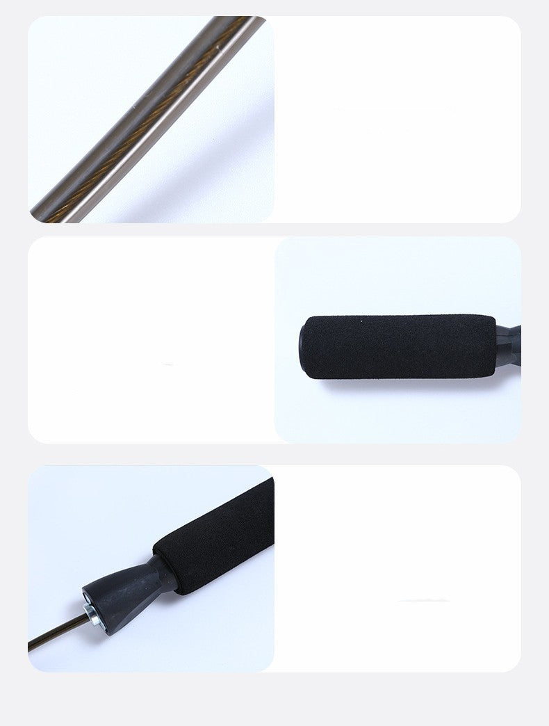 Verstellbares Springseil mit Schaumstoffgriffen